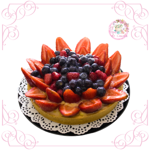 Tartaleta de frutos rojos y crema pastelera